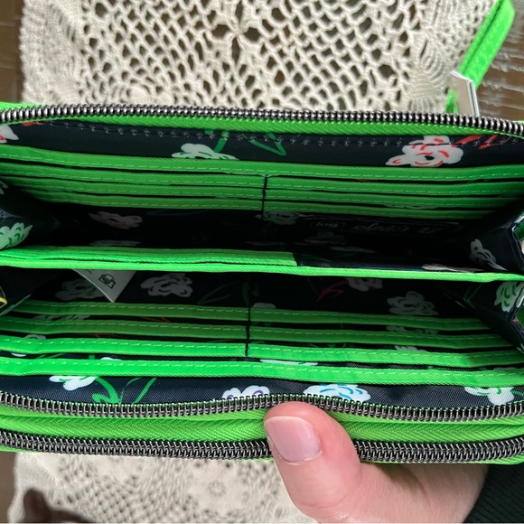 NWT splits XL lug wallet lime green - Picture 5 of 7